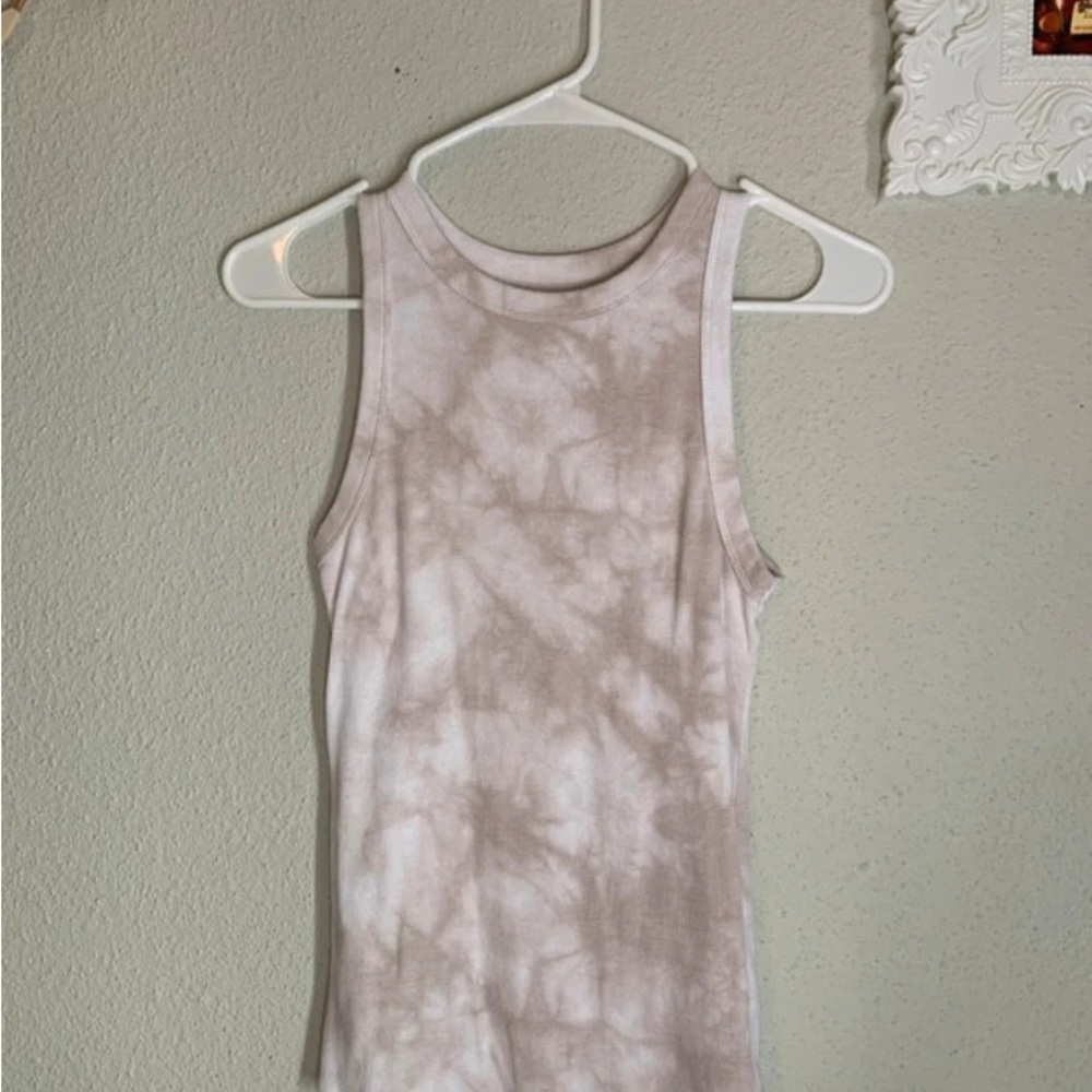 Women's Tie-Dye Tank Top - Cream